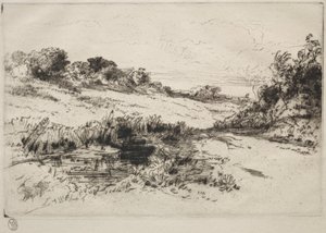 Yel Değirmeni Tepesi, No. 1 by Francis Seymour Haden