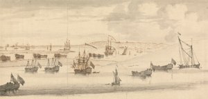 Medway'deki Hulk'lar by Francis Swaine