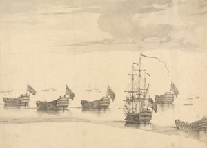 Sakin Denizde Gemiler by Francis Swaine