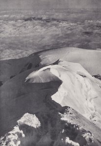 Mont Blanc Sıradağları: Mont Blanc Zirvesi Sırtı (s/b fotoğraf)