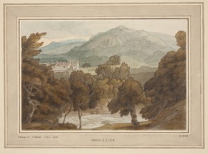 Ambleside, Clappers Gate Yakınında Bir Görünüm, Ambleside by Francis Towne
