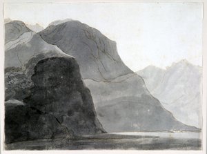 Como Gölü by Francis Towne