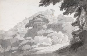 rocca di papa by Francis Towne