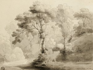 Ormanlık alan, 1774 by Francis Towne
