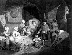 John Howard Esk. (1726-1790) Bir Hapishanenin Acılarını Gidermek ve Ziyaret Etmek, James Hogg tarafından oyulmuş, 1790