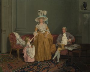 Saithwaite Ailesi, ca. 1785. by Francis Wheatley