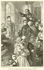 Şansölye kapısında ayağa kalktım ve cemaatle konuştum. by Francis Wilfred Lawson