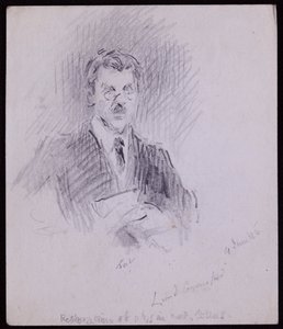 Crawford Kontu ve Balcarres'in Portresi by Francis Wilfred Lawson