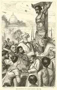 Bir Karen Şehitinin Çarmıha Gerilmesi by Francis Wilfred Lawson