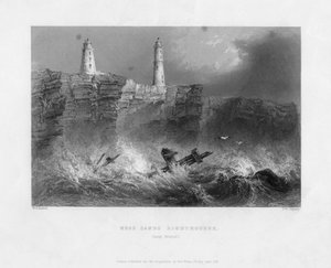 Ness Sands Deniz Fenerleri, Bristol yakınlarındaki, Gloucestershire, 1841