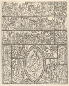 On Beş Gizem ve Tespih Modern İzlenimin Bakiresi, 1488. by Francisco Doménech
