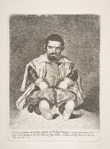 Bir cüce, Diego Velázquez, 1778