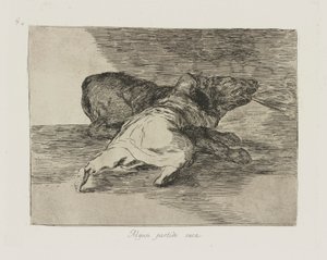 Bazı parti çıkar. (Bundan Bir Şey Alır.), pl. Savaşın Felaketleri dizisinden 40 by Francisco de Goya