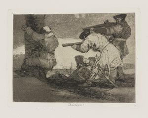 Barbarlar! (Barbarlar!), pl. Savaşın Felaketleri dizisinden 38 by Francisco de Goya