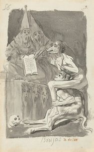 Brujas à volar (Uçmaya Hazırlanan Cadılar) [ayet] by Francisco de Goya