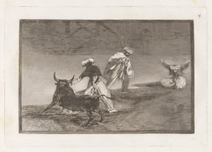 Capean otro encerrado (Muhafazadaki Pelerinle Bir Başka Oynuyorlar), La tauromaquia