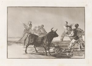 Mızraklı, Oraklı, Banderillalı ve Diğer Kollu Boğa Rabble Hamstring, La tauromaquia