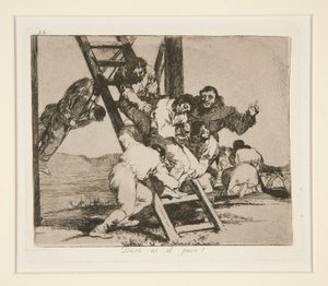 Adım zor! (Öğe by Francisco de Goya