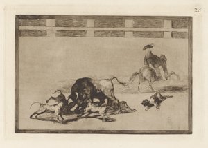 Echan perros al toro (Boğa Üzerinde Gevşek Köpekler), La tauromaquia