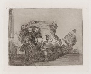 Bu Daha Az Değil, Savaşın Felaketlerinden Levha 67 by Francisco de Goya