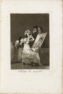 Ölüme kadar, 1799-1799 by Francisco de Goya