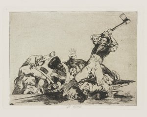 Aynı (Aynı), pl. Savaşın Felaketleri serisinden 3 by Francisco de Goya