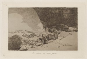 Başka Yerde Aynı (Başka Yerde Aynı), Savaşın Felaketlerinden 23. Levha by Francisco de Goya