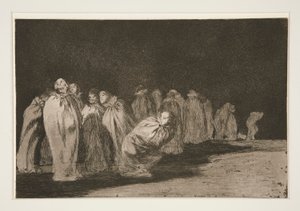 Encased (Çuvaldaki Adamlar), pl. diziden 8 Atasözleri by Francisco de Goya