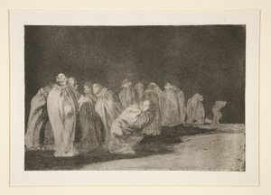 Çuvallar (Çuvallı Erkekler), pl. diziden 8 Atasözleri by Francisco de Goya