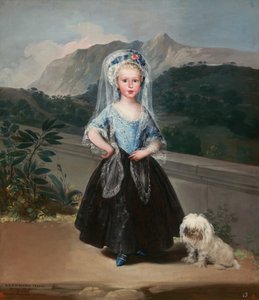 María Teresa de Borbón y Vallabriga, daha sonra Chinchón Kontesi by Francisco de Goya