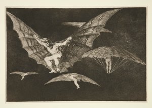 Uçma Modu (A Way of Fly), pl. 13 diziden Atasözleri by Francisco de Goya