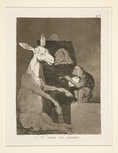 Ne Daha Fazla Ne Daha Az (Ne Daha Fazla Ne Daha Az), pl. The Whims dizisinden 41 by Francisco de Goya