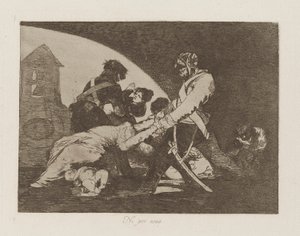 Bunları da Yapmayın, pl. Savaşın Felaketleri dizisinden 11 by Francisco de Goya