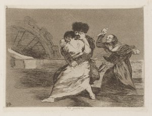 Hiçbir quieren [sic] (Yapmazlar by Francisco de Goya