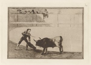 Pedro Biberiye? duran boğaya (Pedro Romero Durdurulan Boğayı Öldürüyor), The Bull Machinery