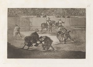 Pepe Illo boğayı keserken (Pepe Illo by Francisco de Goya
