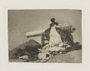 Ne değer! (Ne Cesaret!), pl. The Disasters of War serisinden 7 by Francisco de Goya