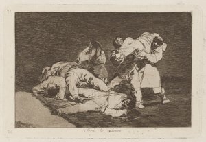 Olmak? Aynı Olacak, Savaşın Felaketlerinden 21. Levha by Francisco de Goya