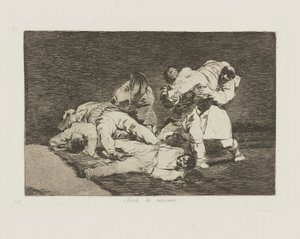 Olmak? aynısı. (Aynı Olacak.), pl. Savaşın Felaketleri dizisinden 21 by Francisco de Goya