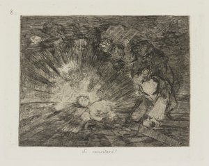 Resucitar mı?? (Yine Yükselecek mi?), pl. Los desastres de la guerra (Savaşın Felaketleri) dizisinden 80 by Francisco de Goya