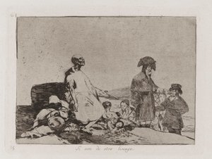 Başka Bir Cinstenlerse (Belki Başka Bir Cinstenler), Savaşın Felaketlerinden Levha 61 by Francisco de Goya