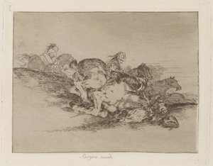 Her zaman olur (Her Zaman Olur), pl. Savaşın Felaketleri serisinden 8 by Francisco de Goya