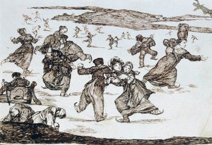 Patenciler, 1812 ve 1823 yılları arasında. by Francisco de Goya
