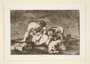 Ne (Ne de [Bunları] Ya), pl. Savaşın Felaketleri dizisinden 10 by Francisco de Goya
