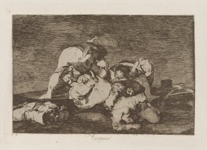 Ne (Ne de [Bunları] Ya), pl. Savaşın Felaketleri dizisinden 10 by Francisco de Goya