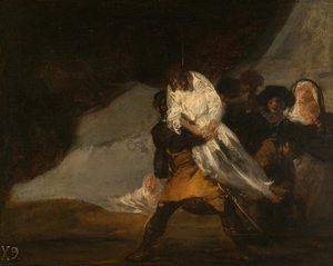 Asılmış Keşiş, c. 1810. by Francisco de Goya