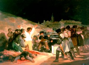 '3 Mayıs 1808'deki Çekimler', 1814 by Francisco de Goya