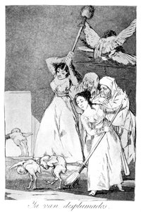 İşte gidiyorlar, koparıldılar, 1799 by Francisco de Goya