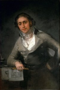 Bir adamın portresi Evaristo Pérez de Castro, yaklaşık 1806. by Francisco Goya de