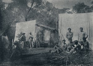 Bir Kampı ziyaret eden Guaranyler, 1895